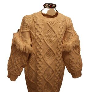 Hyacinth House Francesca Fringe Sweater Dress